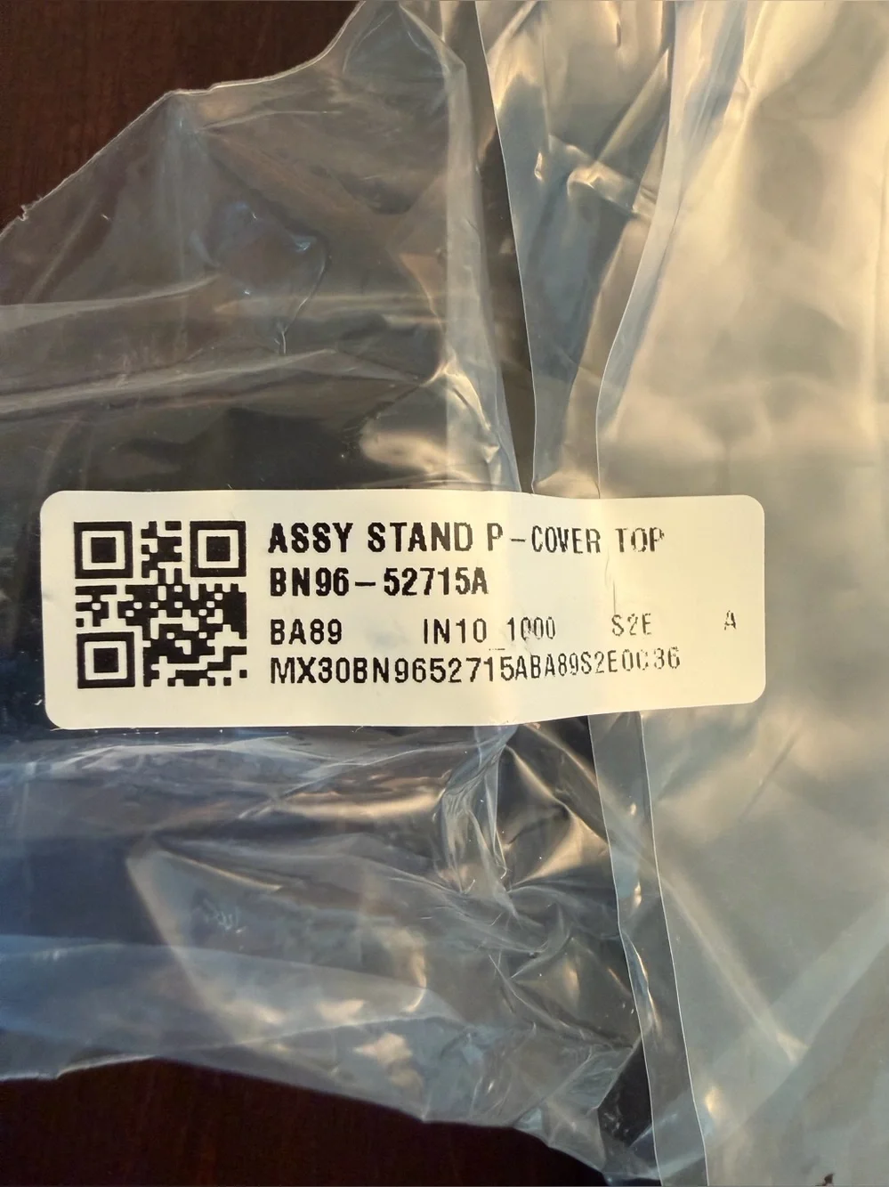 Samsung TV Base Stand Legs/Feet Set Pair 2 Pieces BN96-52715A Black
